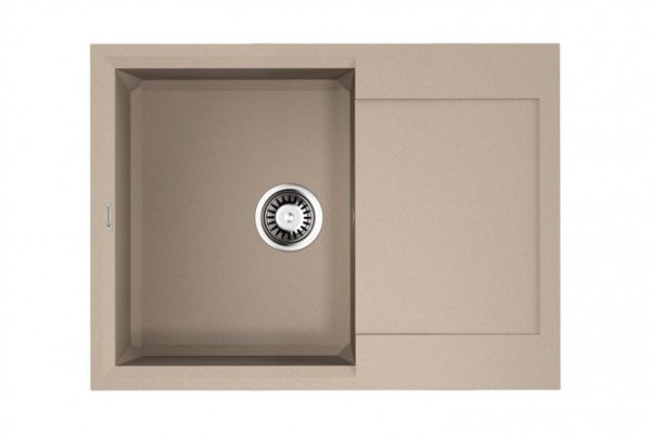 Мойка врезная с крылом OMOIKIRI Sakaime 68-SA 4993110, бежевый 68х50х19 см