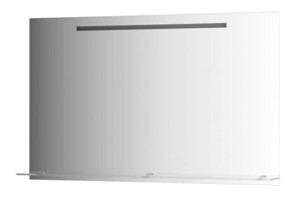Зеркало настенное EVOFORM Ledline-S c полочкой и встроенным LED-светильником, BY 2159 120х75 см
