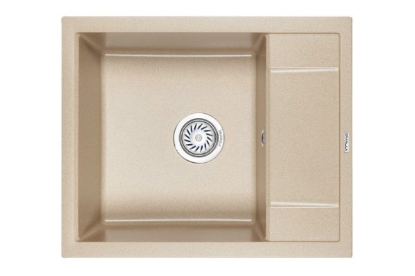 Мойка врезная с крылом GRANULA 6002 60х50х20 см