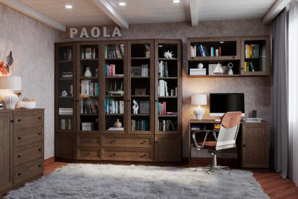 Библиотека Paola дуб апрель тёмный