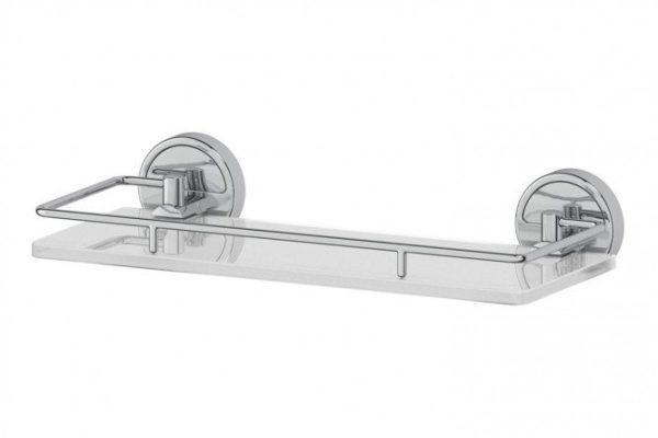 Полка с держателями настенная FBS Luxia 30x6x14 см