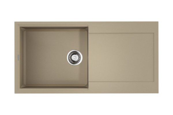Мойка врезная с крылом OMOIKIRI Sakaime 100-CH 4993889 100х50х20 см