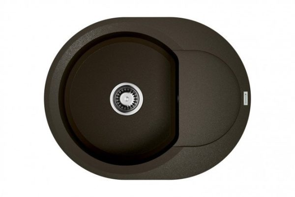 Мойка врезная с крылом OMOIKIRI Sakaime 60E-DC 4993205, тёмный шоколад 60х47х19.5 см