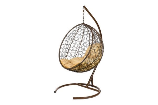 Подвесное кресло KokosBrown 105х110х80 см, цвет коричневый