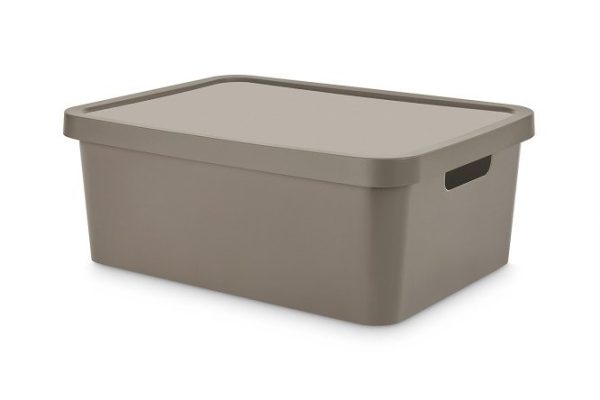 Контейнер с крышкой Stafi Terra 27.7x14x37 см, 12 л