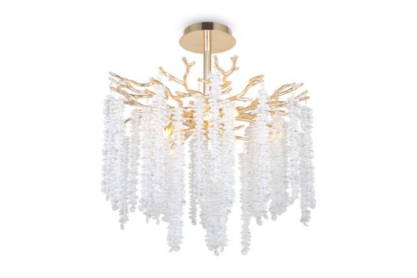 Светильник потолочный FREYA Mineral 16 кв.м., 46x52x46 см, G9