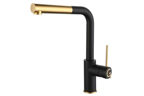 Смеситель для кухни RIVELATO Albano 1573503 nero oro