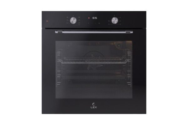 Электрический духовой шкаф EDP 671 BL MAX, чёрный, нержавеющая сталь 59.5х59.5х54.7 см