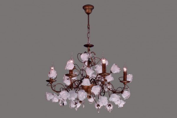 Люстра Eletto Rosetta Brune Bianco 20 кв.м., E14