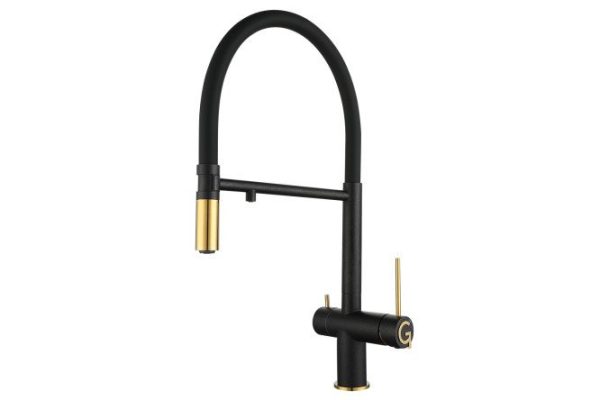 Смеситель для кухни RIVELATO Adria 1523517 antracite oro