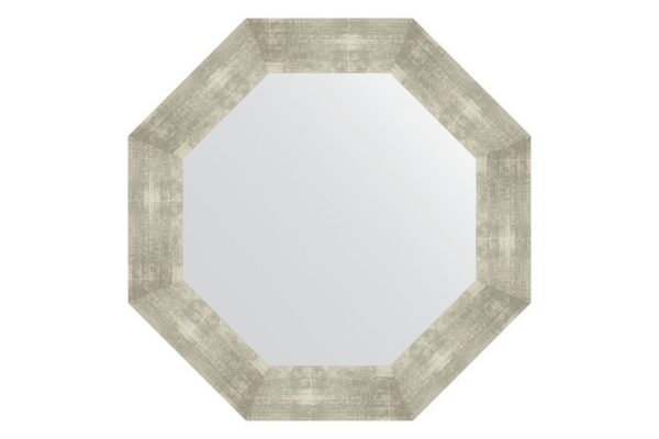 Зеркало настенное в багетной раме EVOFORM Octagon BY 3812, алюминий 66.6х66.6 см
