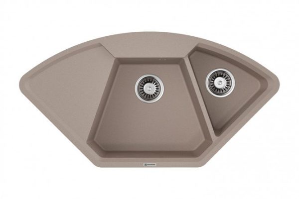 Мойка врезная с крылом OMOIKIRI Yonaka 98-C-SA 4993717, бежевый 98х50х23 см