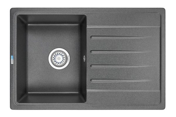 Мойка врезная с крылом GRANULA Standart 7602 76х50х19 см