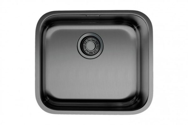 Мойка врезная OMOIKIRI Omi 49-U/I-GM 4993073, вороненая сталь 49х44х18 см
