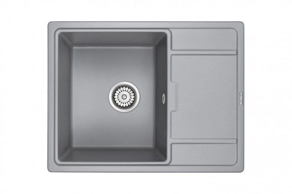Мойка врезная с крылом PAULMARK Weimar PM216550-GRM 65х50х20 см