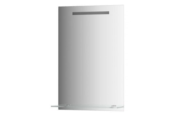 Зеркало настенное EVOFORM Ledline-S c полочкой и встроенным LED-светильником, BY 2152 50х75 см