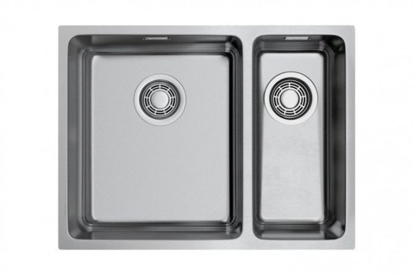 Мойка врезная OMOIKIRI Tadzava 58-2-U/I-IN-L 4993774, нержавеющая сталь 58х44х20 см