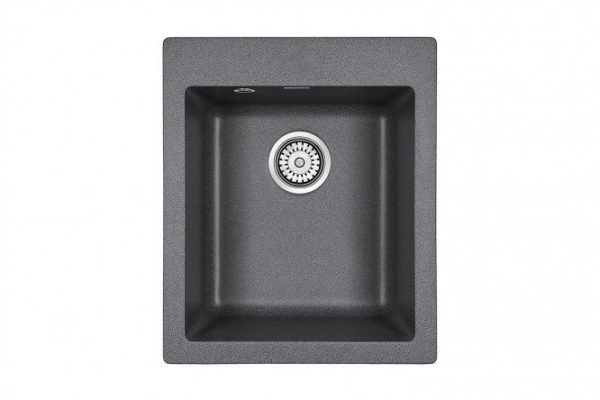 Мойка врезная PAULMARK Leer PM104249-DG 41.5х49х19.5 см