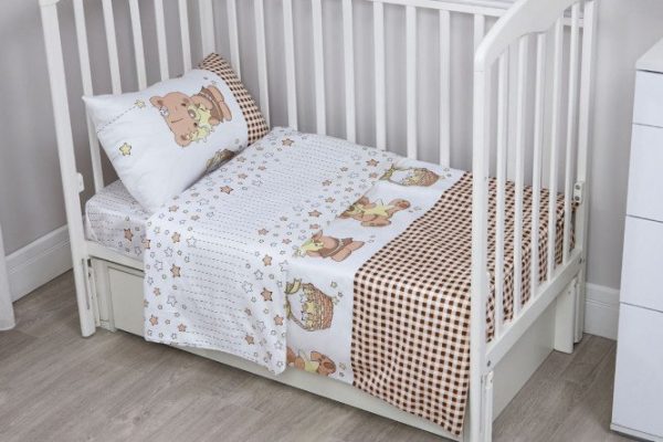 Комплект постельного белья MICASA Kids Stars Сатин, 112х147 см