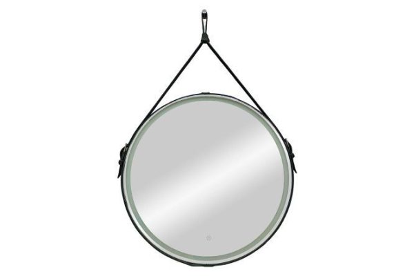 Зеркало на ремне ALCORA Accent Black Led 65х65х2.5 см