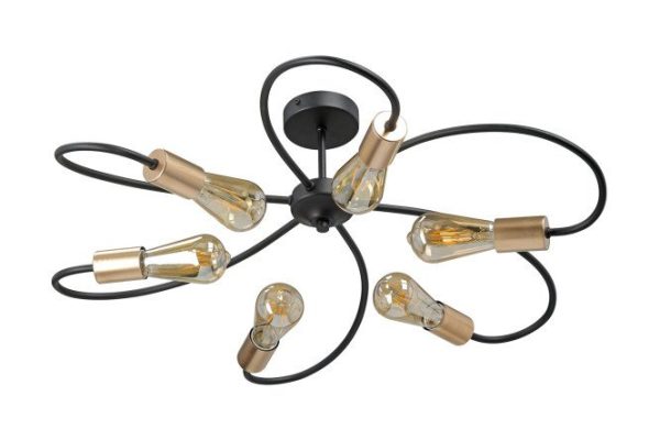 Люстра V3076-1/6PL 18 кв.м., 77x24x77 см, E27