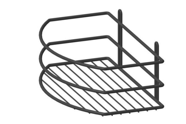 Полка прямая 1-ярусная П0001958 настенная 25x10.5x15 см