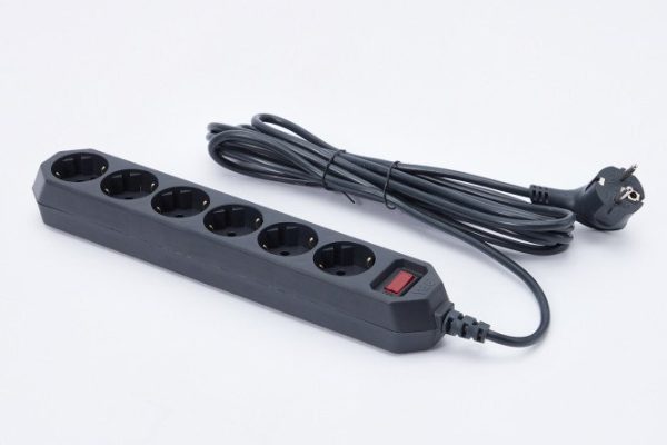 Сетевой фильтр с заземлением ЭРА USF-6es-5m-B-BOX