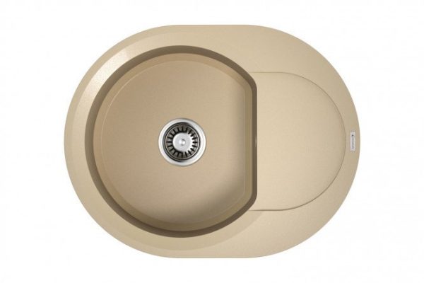 Мойка врезная с крылом OMOIKIRI Sakaime 60E-CH 4993239, шампань 60х47х19.5 см