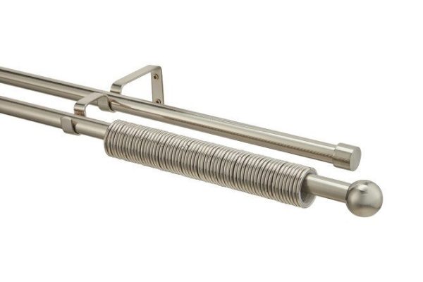 Карниз двухрядный MITTE Шар-3 раздвижной 160-300 см