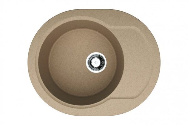 Мойка врезная с крылом OMOIKIRI Manmaru 62-CA 4993352, карамель 62х50х19 см