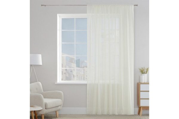 Тюль ESTUDI BLANCO Kelly 300х280 см, 1 шт., цвет экрю