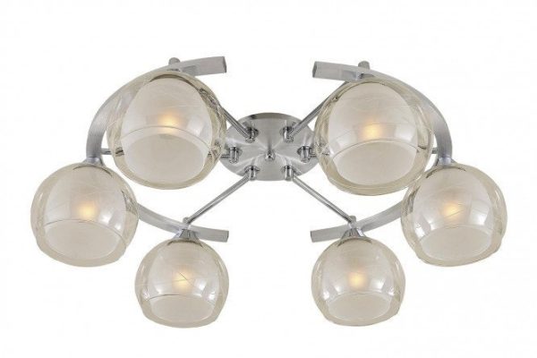 Люстра потолочная CITILUX Буги 21 кв.м., 53.5x19.5x53.5 см, E27