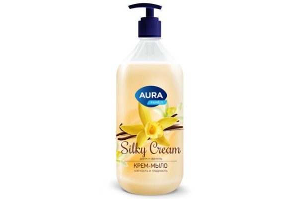 Крем-мыло Silky cream Шёлк и ваниль