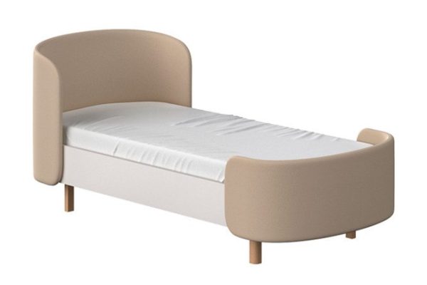 Кровать подростковая Kidi soft 80х180 см цвет белый, бежевый