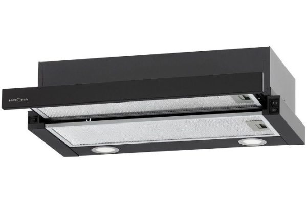 Вытяжка KRONAsteel Kamilla T 600 black цвет чёрный, 59.7х16.2х30 см