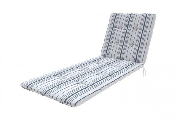 Матрас для шезлонга Relax белый, серый 60х4х170 см