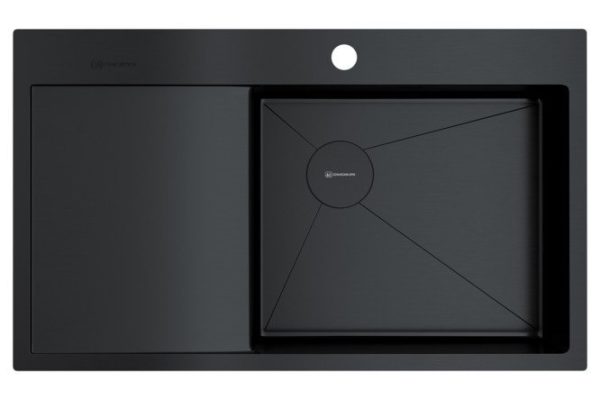 Мойка врезная с крылом OMOIKIRI Akisame 86-R Side-GB 4997044 86х51х20 см