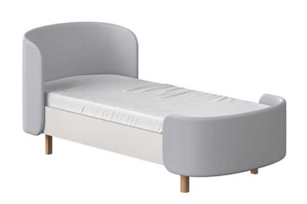 Кровать подростковая Kidi soft 80х180 см цвет белый, серый