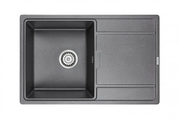 Мойка врезная с крылом PAULMARK Flugen PM217850-DG 78х50х20 см