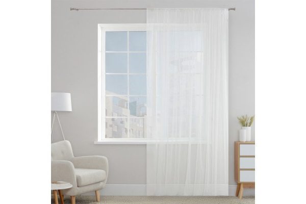 Тюль ESTUDI BLANCO Terri 300х280 см, 1 шт., цвет белый