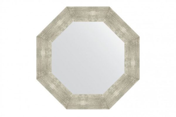 Зеркало настенное в багетной раме EVOFORM Octagon BY 7358, алюминий 61х61 см