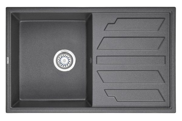 Мойка врезная с крылом GRANULA Granula 8002 79х50х20 см