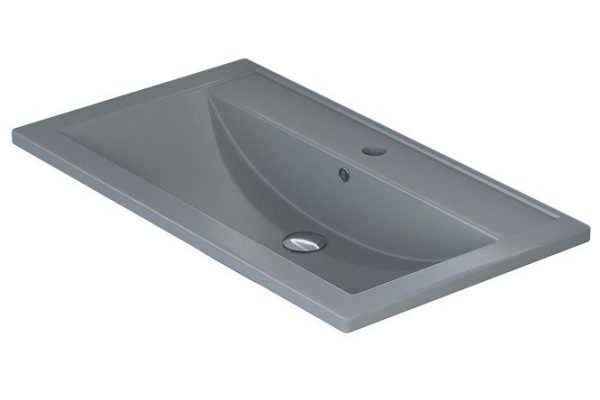 Раковина для ванной Foster Quartz 291030037 Полувстраиваемая, 80х17.5х45.5 см