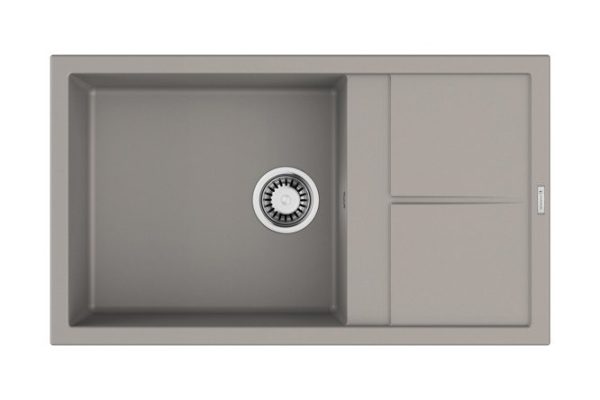 Мойка врезная с крылом OMOIKIRI Sumi 86A-GR 4997106 86х50х20 см