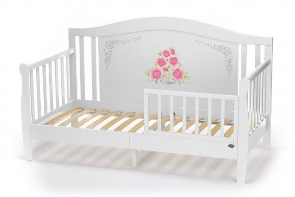 Кровать-диван детская Stanzione Verona Div Rose Bianco 80х160 см цвет белый