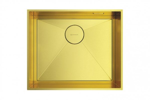 Мойка-дно врезная OMOIKIRI Kasen 53-INT-LG 4993790, светлое золото 53х46х17.5 см