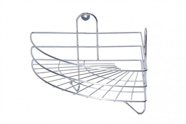 Полка угловая с крючками SWR-18-01 23x19x23 см