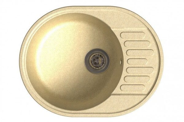 Мойка врезная с крылом LEX Orta 62х48х18 см