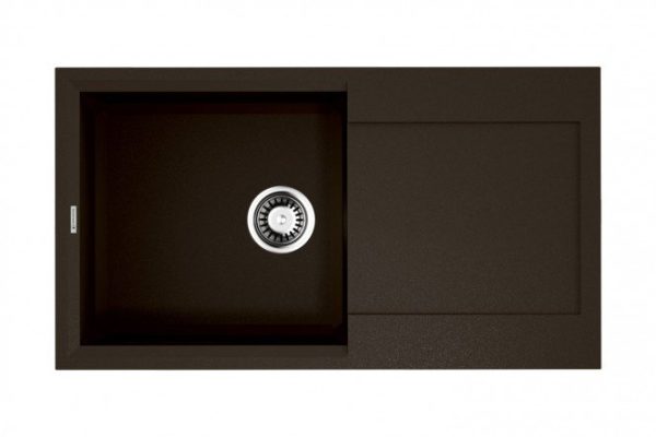 Мойка врезная с крылом OMOIKIRI Sakaime 78-DC 4993195, тёмный шоколад 78х43.5х21 см