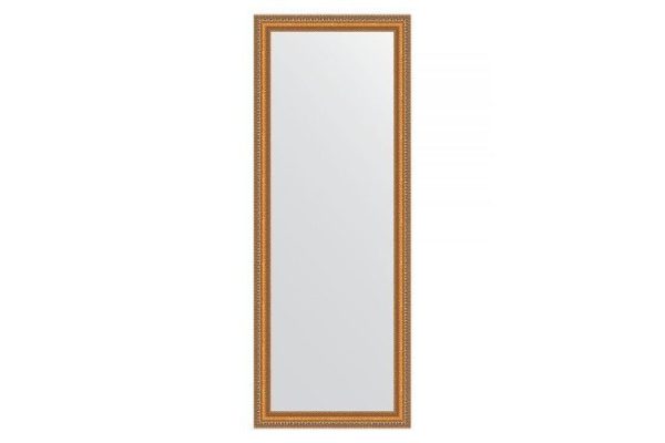 Зеркало настенное в багетной раме EVOFORM BY 3106 золотые бусы на бронзе 55х145 см